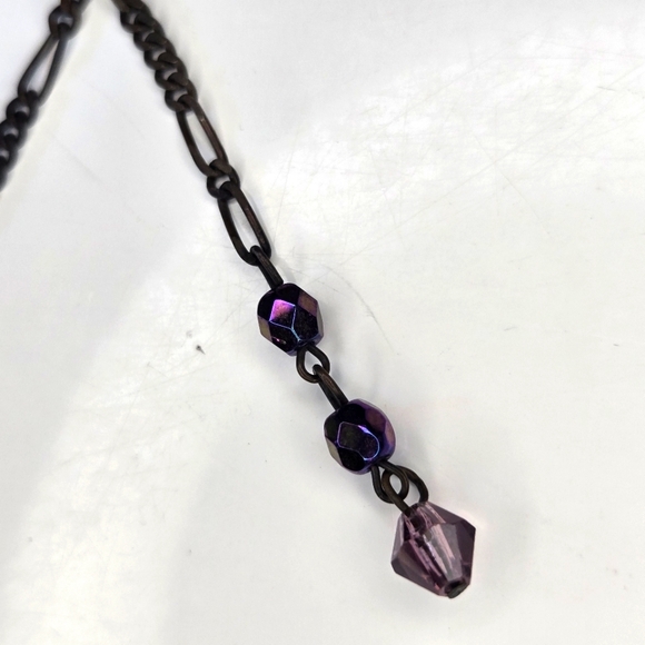 Vintage Authentic Miriam Haskell Necklace - purple gems - Picture 9 of 11